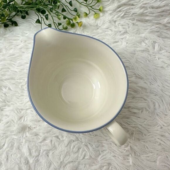 Lenox Chinastone For‎ the Sky Blue Pattern Creamer Pitcher Jar 3” Height - Picture 2 of 7